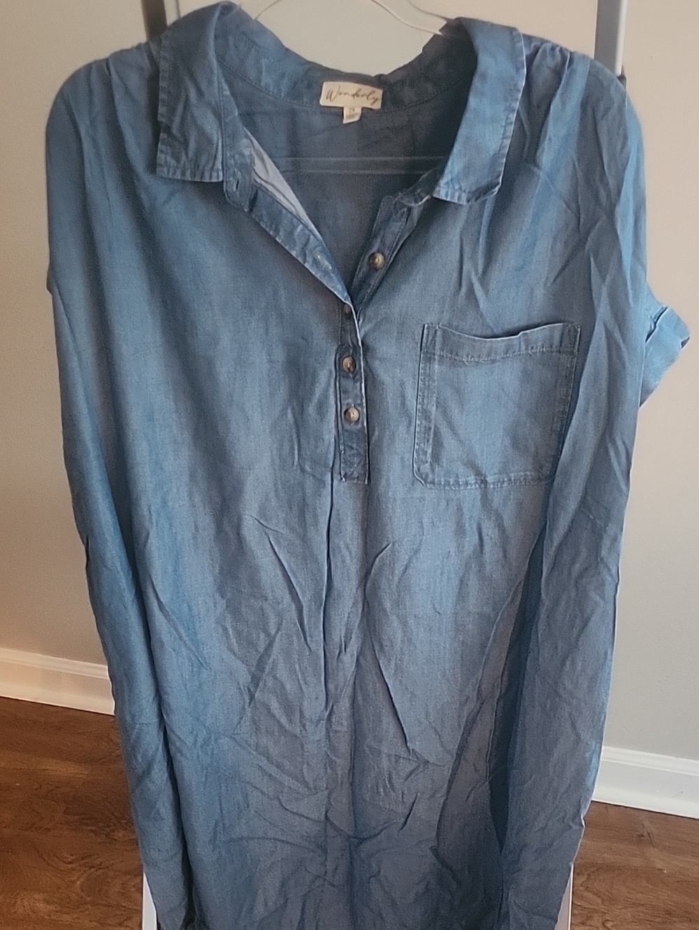 Blue Denim Dress